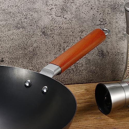Wok de Hierro Fundido sin Recubrimiento 32 cm miniatura 4