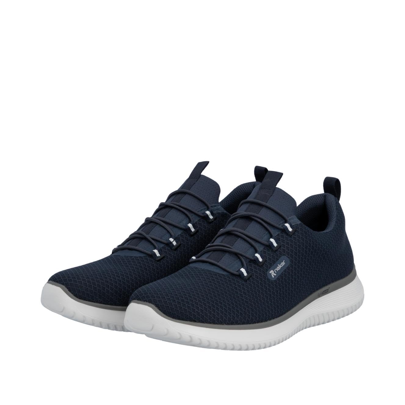 Rieker B9655-00 Herren Slip On Sneaker Textil in schwarz - Gr. 40