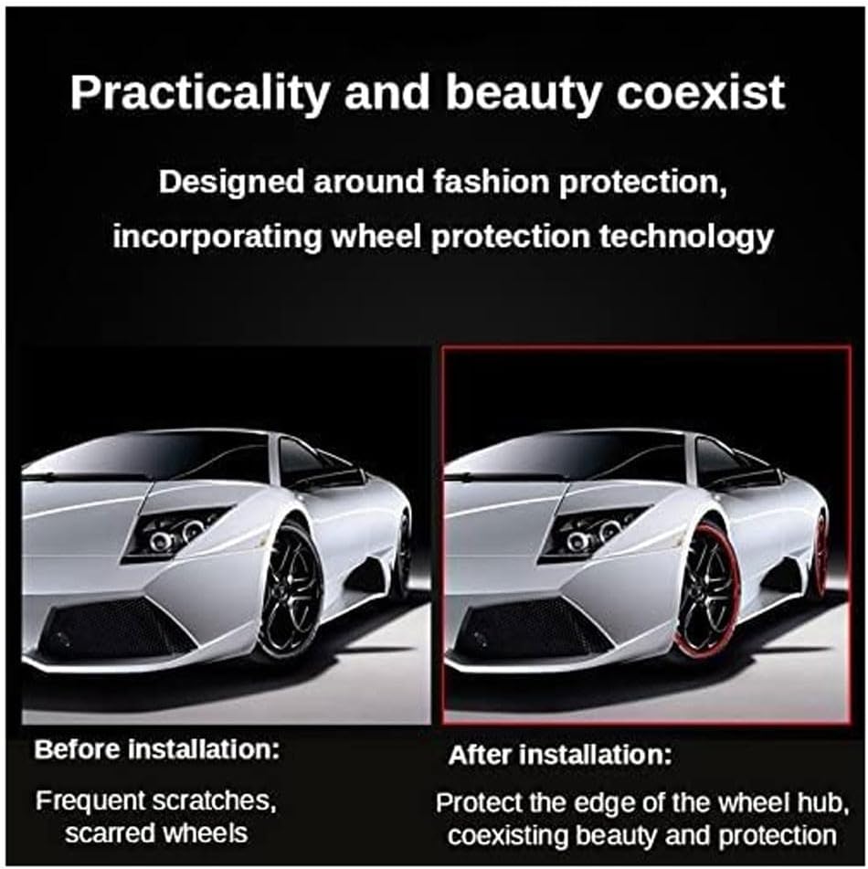 ホイールリムガード リムガード ホイール リムガード プロテクター 車のリムプロテクター、ホイールを効果的に保護、ホイールの傷を回避