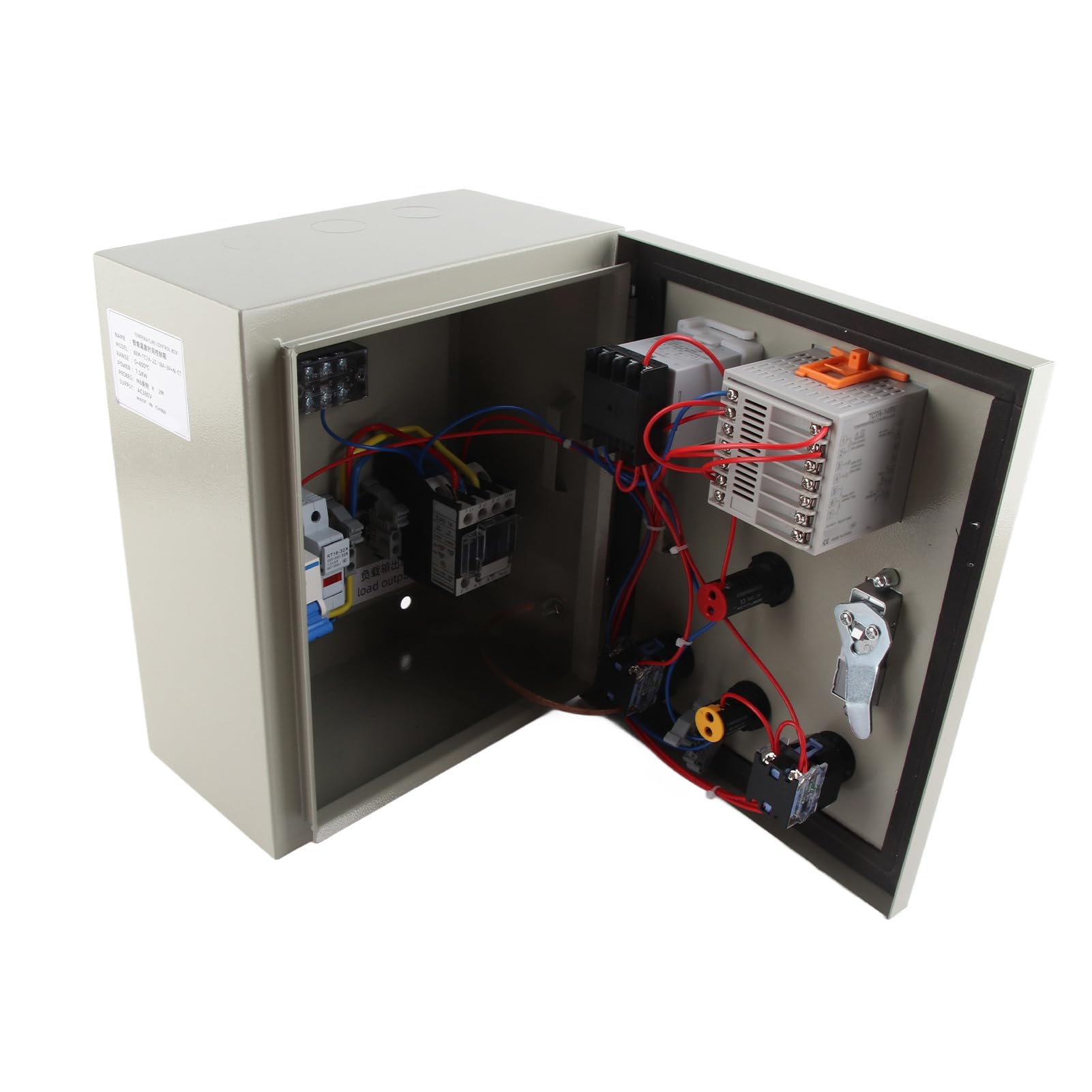 Fafeicy PID Temperature Controller 0 do 400℃, 380VAC 7,5KW, Skrzynka