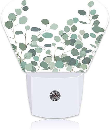 Miniatura 11 de Fantasy Lake Forest - Luces nocturnas enchufables, luna llena en cielo estrellado, luz nocturna enchufable a la pared, sensor de atardecer a