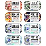 Freshé Wild Caught Tuna & Salmon Canned Fish - Ready to Eat On The Go Tuna w/Olive Oil, Vegetables -