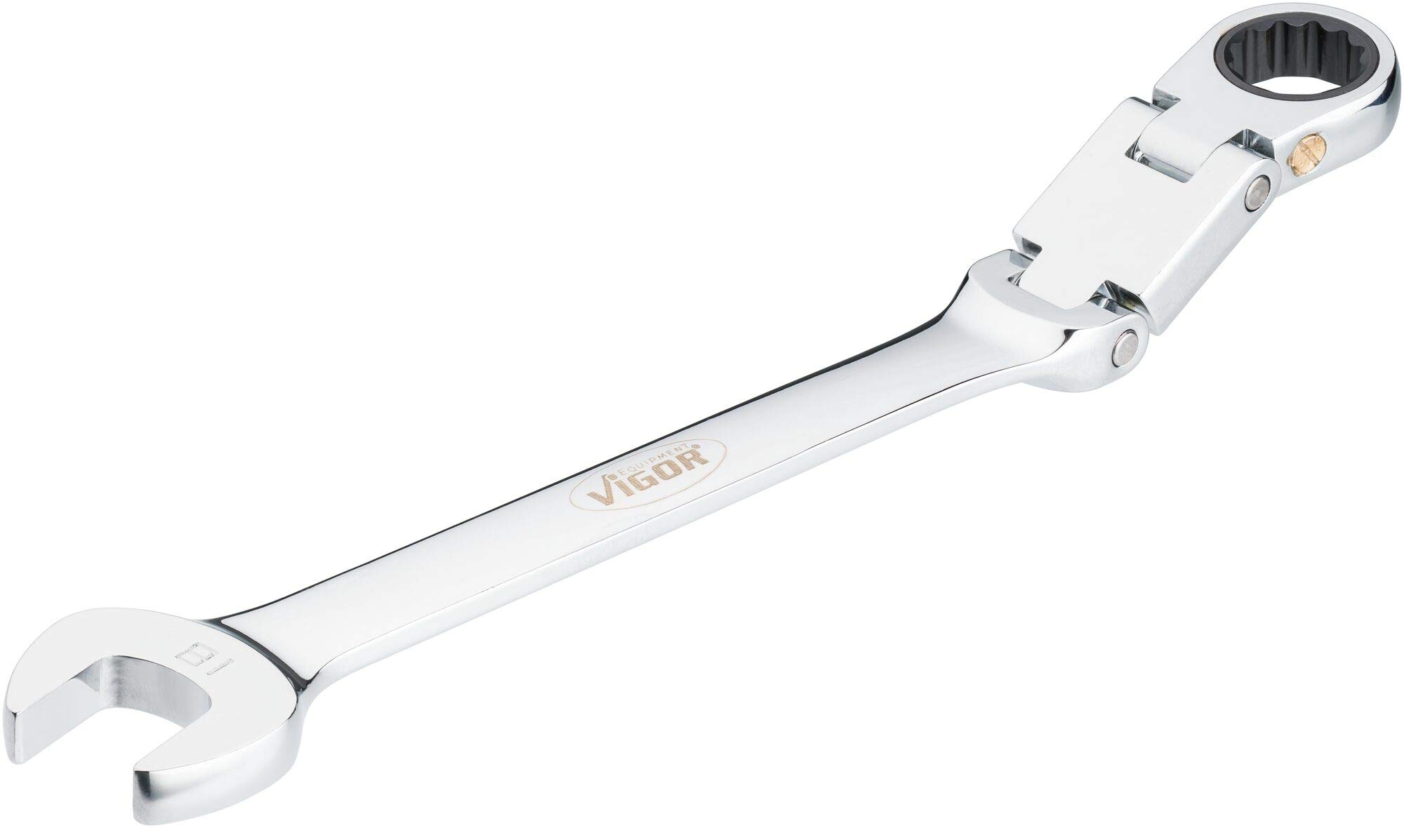 Clé mixte à cliquet articulée Vigor V6752-18 pour serrage difficile