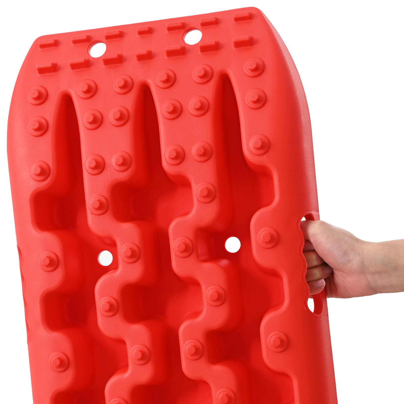2 szt. zestaw desek górskich 106 x 30,5 x 7 cm ze wzmocnionego nylonu do offroad, ratownictwa, piasku, błota, śniegu