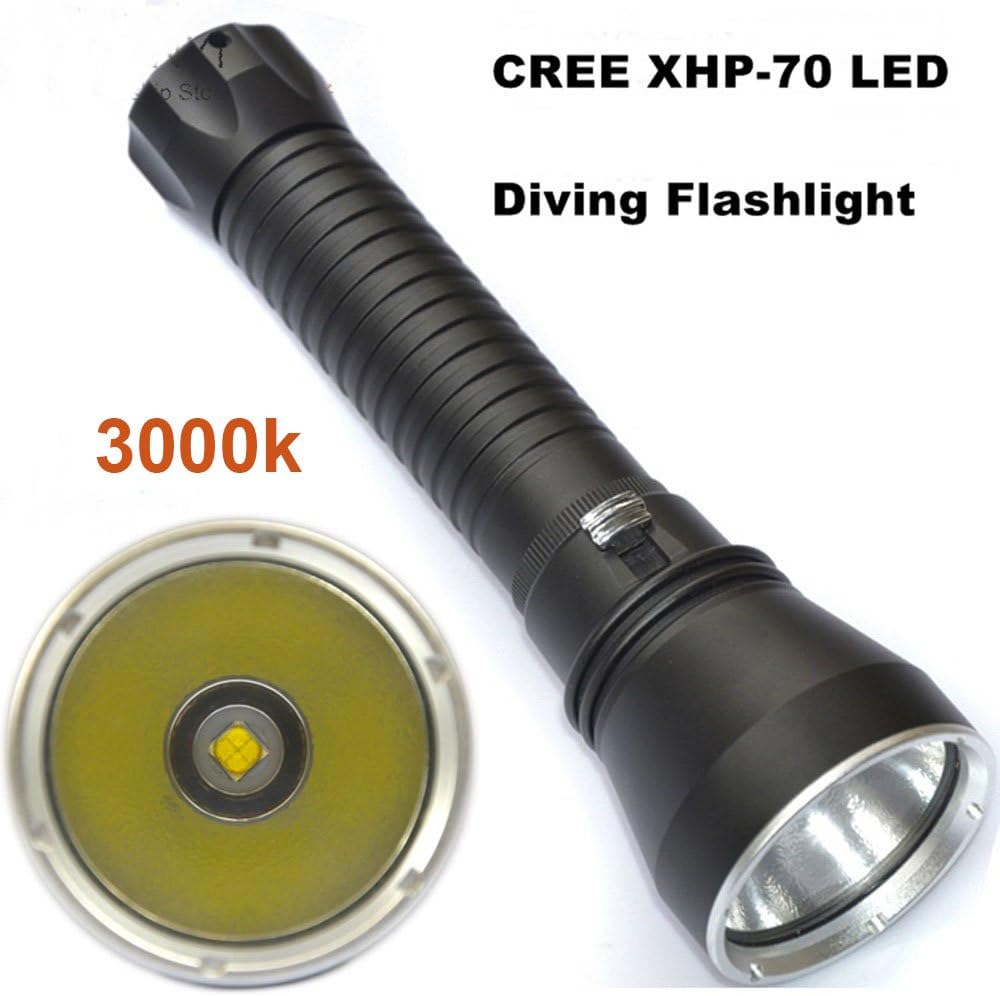 L7 LED tactical diving flashlight CREE XHP70 White light