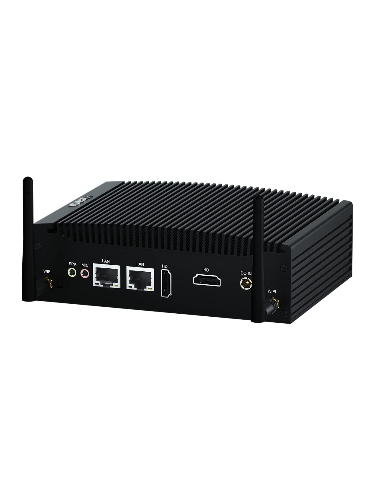 HYSTOU Lüfterloser Industrie Mini PC i5 8260U/8350U, Fanless Mini PC 16GB Ram DDR4 512GB SSD 4K Doppel Display Mini Computer Unterstützt Win 11 Pro
