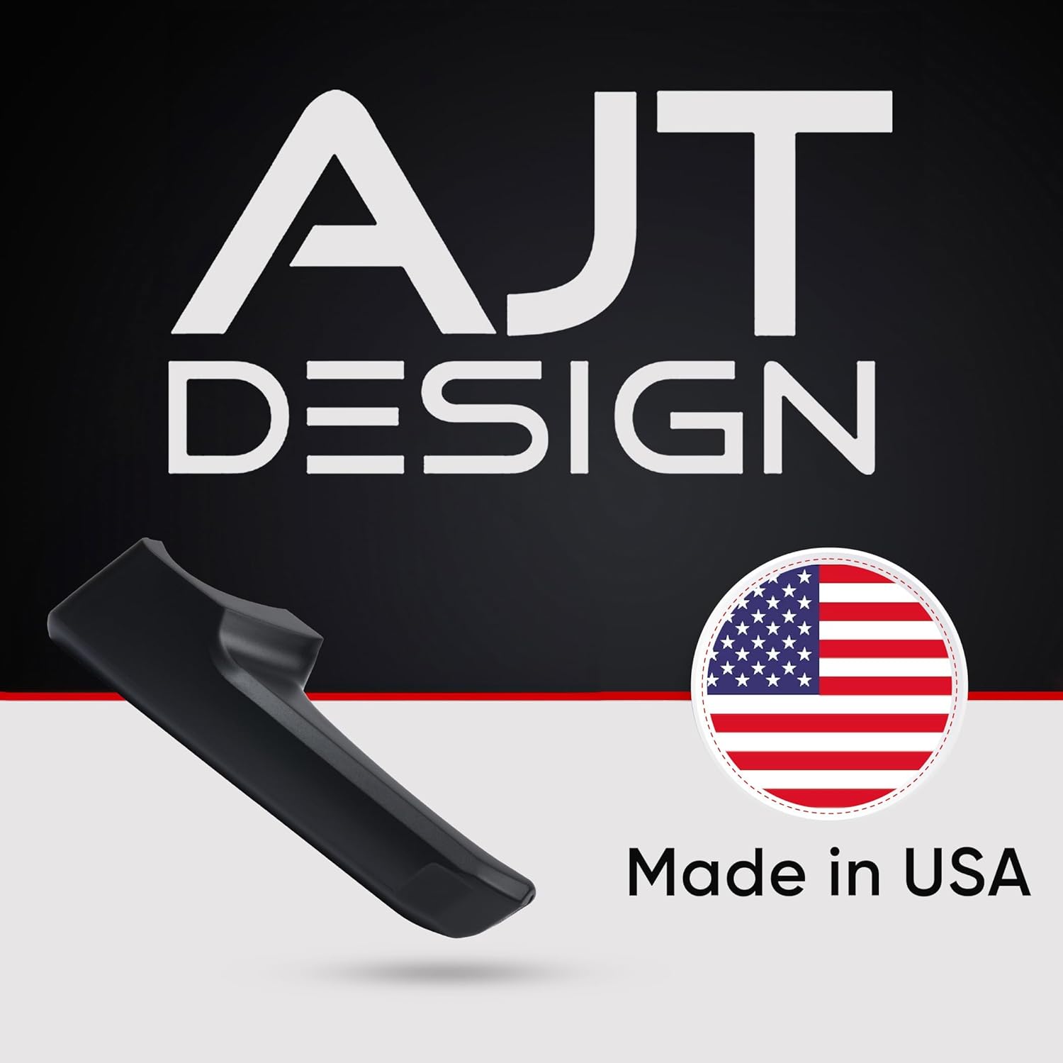 AJT DESIGN Door Handle Covers Compatible with Toyota 4Runner 2010+ (5th Gen) | 5th gen 4runner Chrome Delete Accessories | ABS Plastic Front & Back Interior Car Door Handle Cover| Made in USA | Black