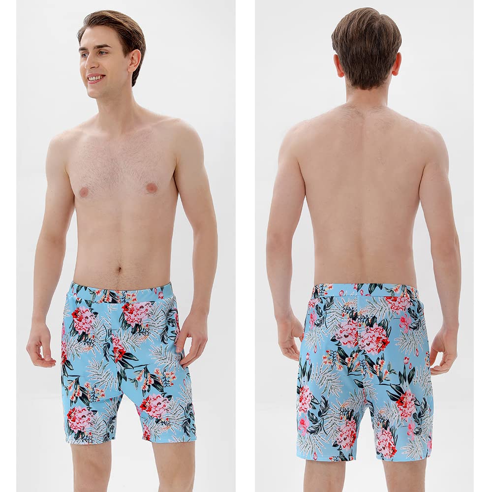 Family Matching Ruffles One Pieces Switmsuit Summer Floral Printed Dad and Me Swimwear Bathing Suit Monokini ?Girl?2 Y?