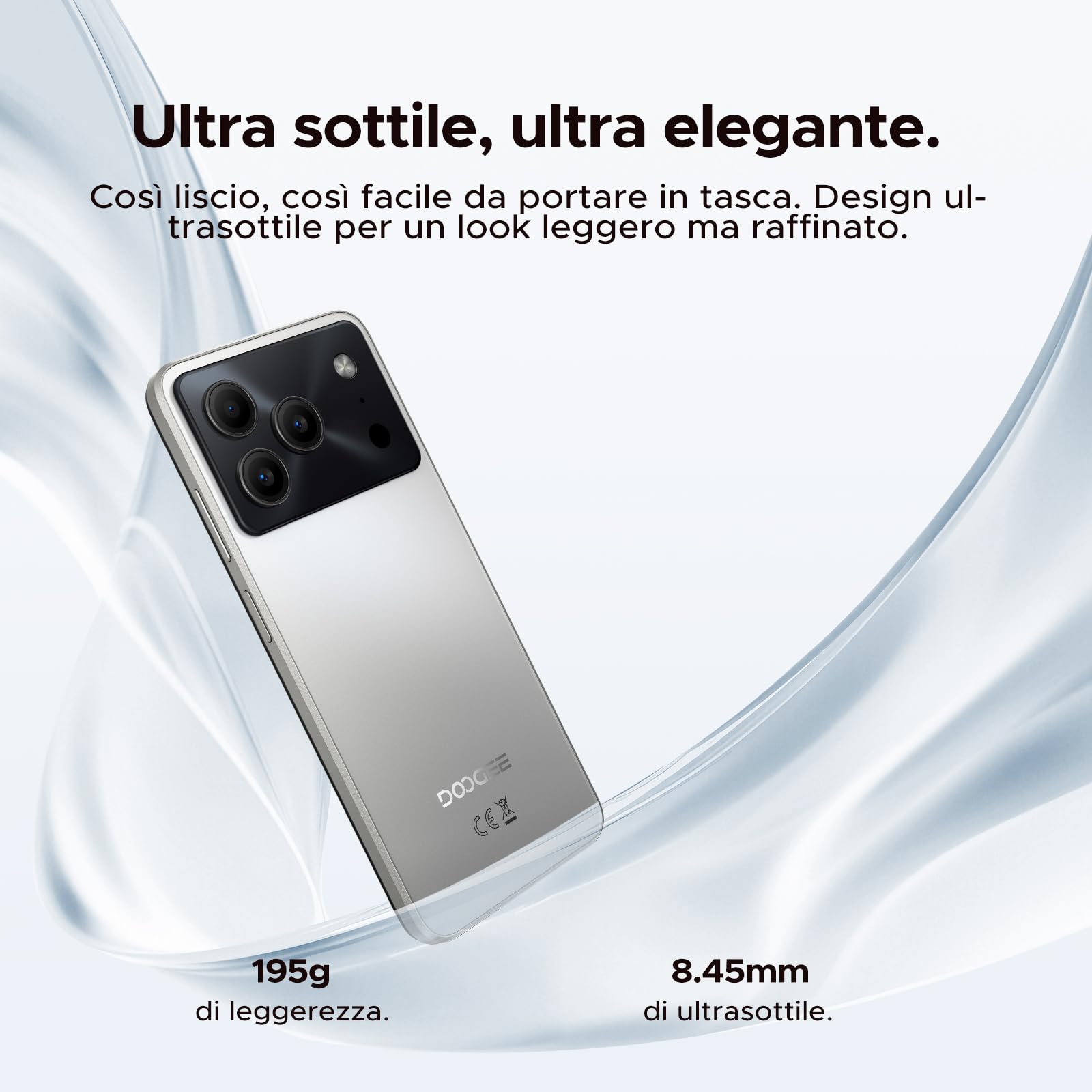 Note 56 Pro Smartphone Android 16, 32GB+128GB/2TB, 6150mAh Batteria, UNISOC T7225 Telefono, 6.56" HD+90Hz, 13MP+8MP Cellulare, NFC/Widevine L1/Face Unlock, Naturali