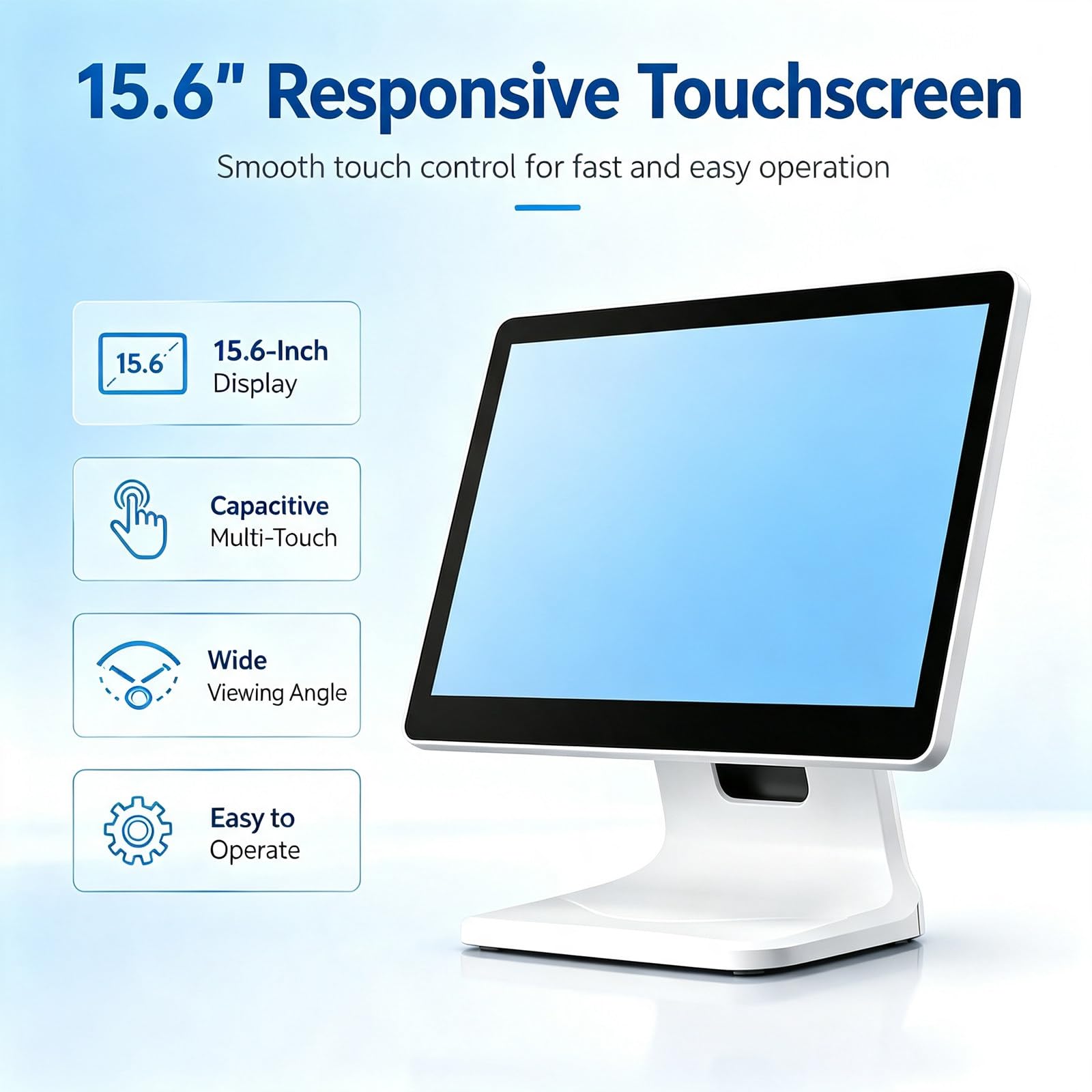 Caja Registradora con Pantalla LCD para Pequeñas Empresas,