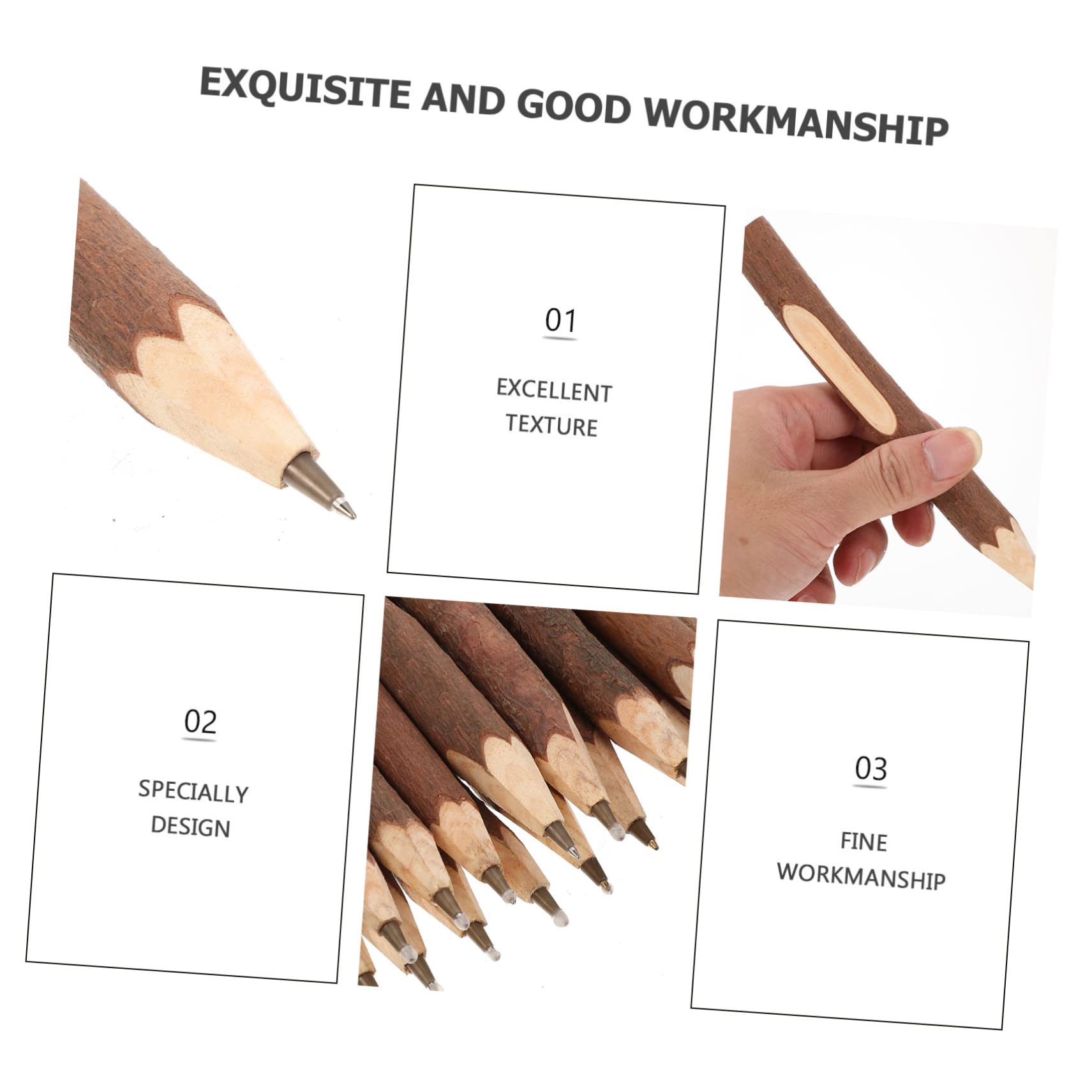 32 Pièces Stylo à Bille Brindille Stylos à Pointe Fine Stylo Brindille Rustique Stylos à Encre De Bureau Joli Stylo à Bille Stylo Plume Écriture Pratique Stylo De Branche En Bois