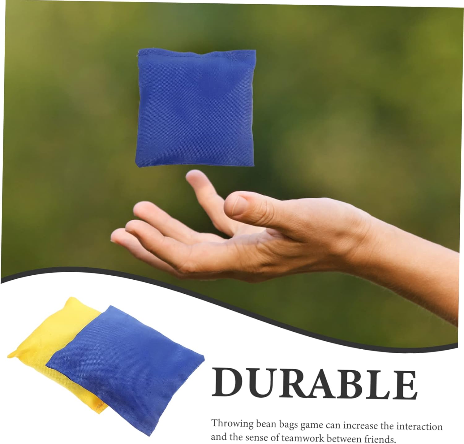 POPETPOP 8pcs Canvas Plastic Boys and Girls Bean Bag Toss Game Small Toss Bean Bags Outdoor Indoor Games Beanbags for Boys and Girls Physical Exercise Toys