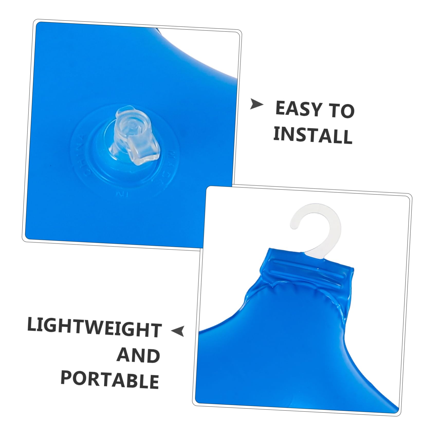 VOSAREA 9pezzi Grucce Gonfiabili Da Viaggio Appendiabiti Portatili Per Hotel e Campeggio Design Elegante e Salvaspazio Facili Da Usare e Riporre Per Armadi e Ambienti Ristretti