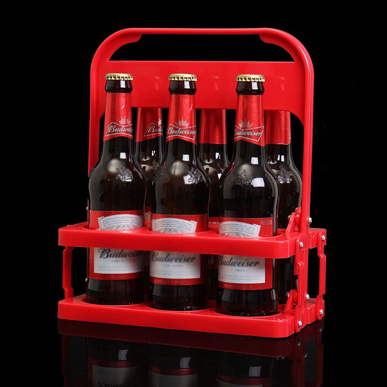 Portabottiglie per vino Cremagliera Del Vino, 6 Bottiglie Da Banco Da Appoggio Da Banco Da Tavolo Da Tavolo Da Tavolo Da Bevanda Da Tavolo Birra Pieghevole Birra Bevanda Bevanda Cestino Del Vino Per F