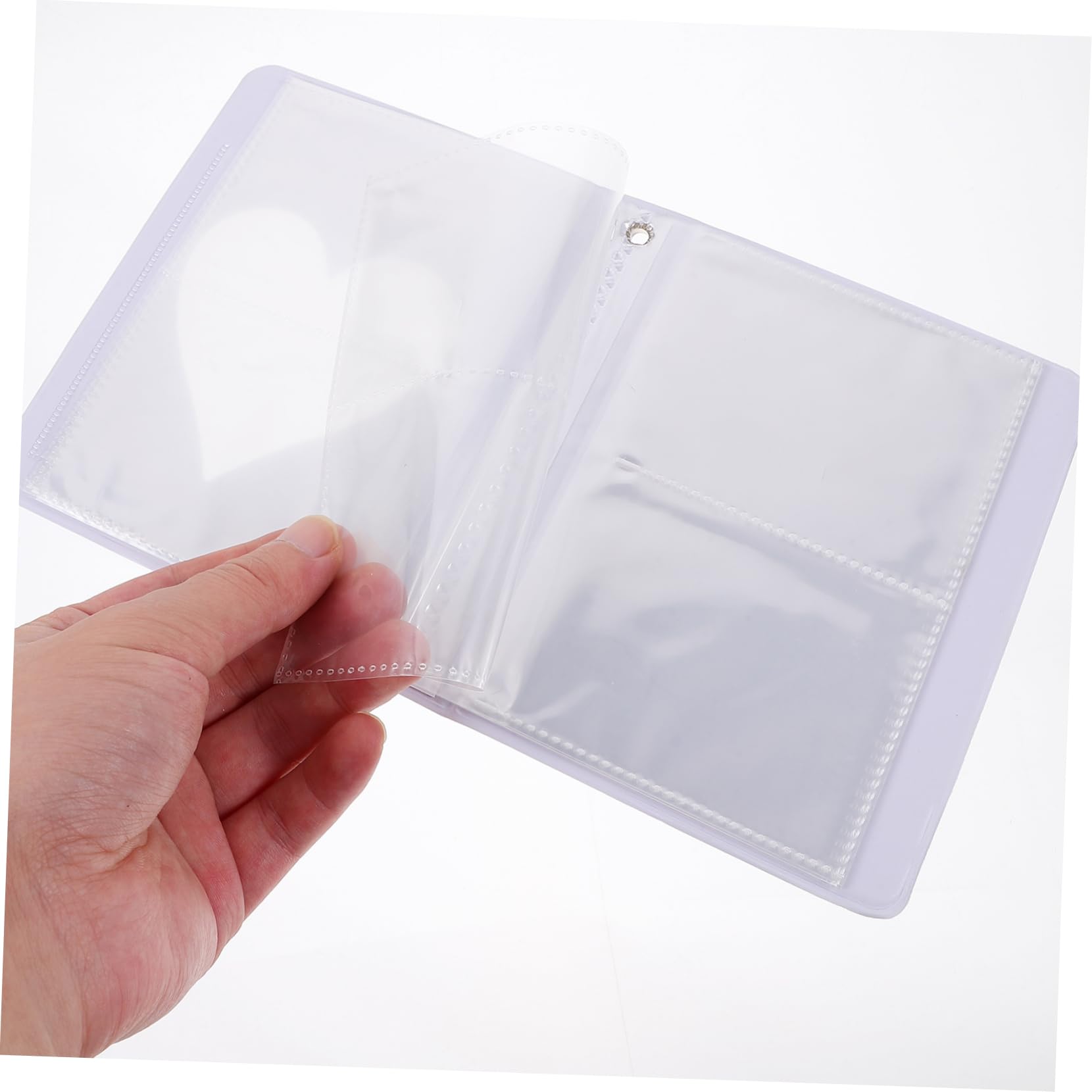 PRETYZOOM Adorable Mini Photo Album Delicate Picture Holder for Postcards for Weddings Birthdays Travel and Souvenirs Convenient Design