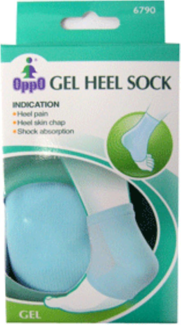 Oppo Gel Heel Socks [6790] 1 pair (Pack of 4)