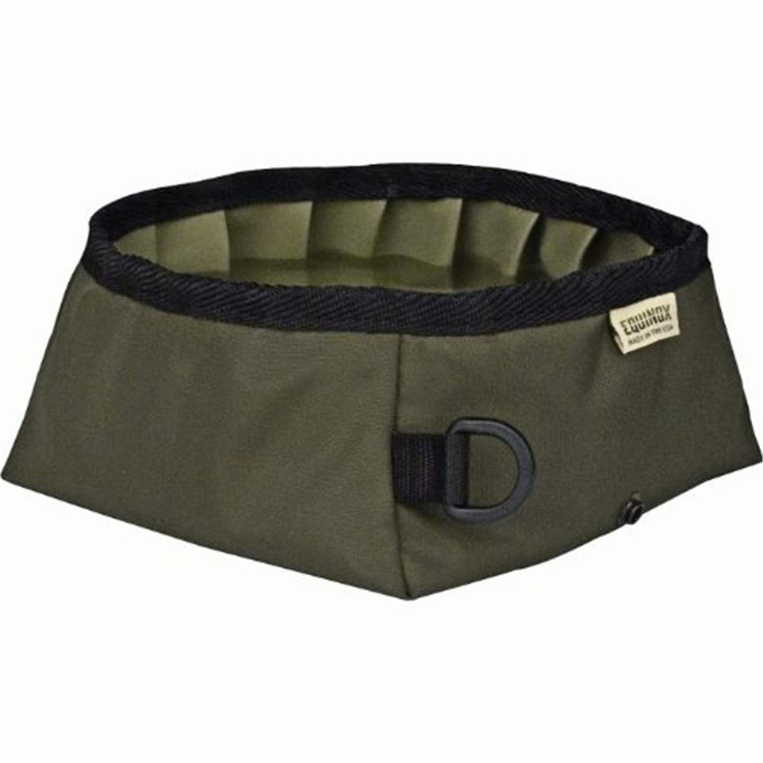 Equniox Buddy's Travel Foldable Dog Bowl, Burgundy