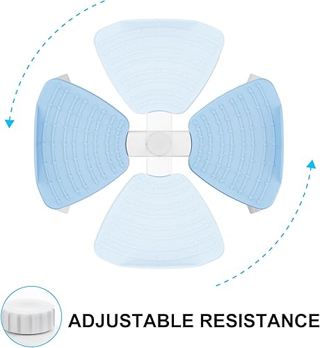 Miniatura 6 de Waist Twister Machine with Resistance Band, Silent Exercise Twist Board for Core & Belly Fat Workout, Non-Slip Home Fitness Disc for Men & Women