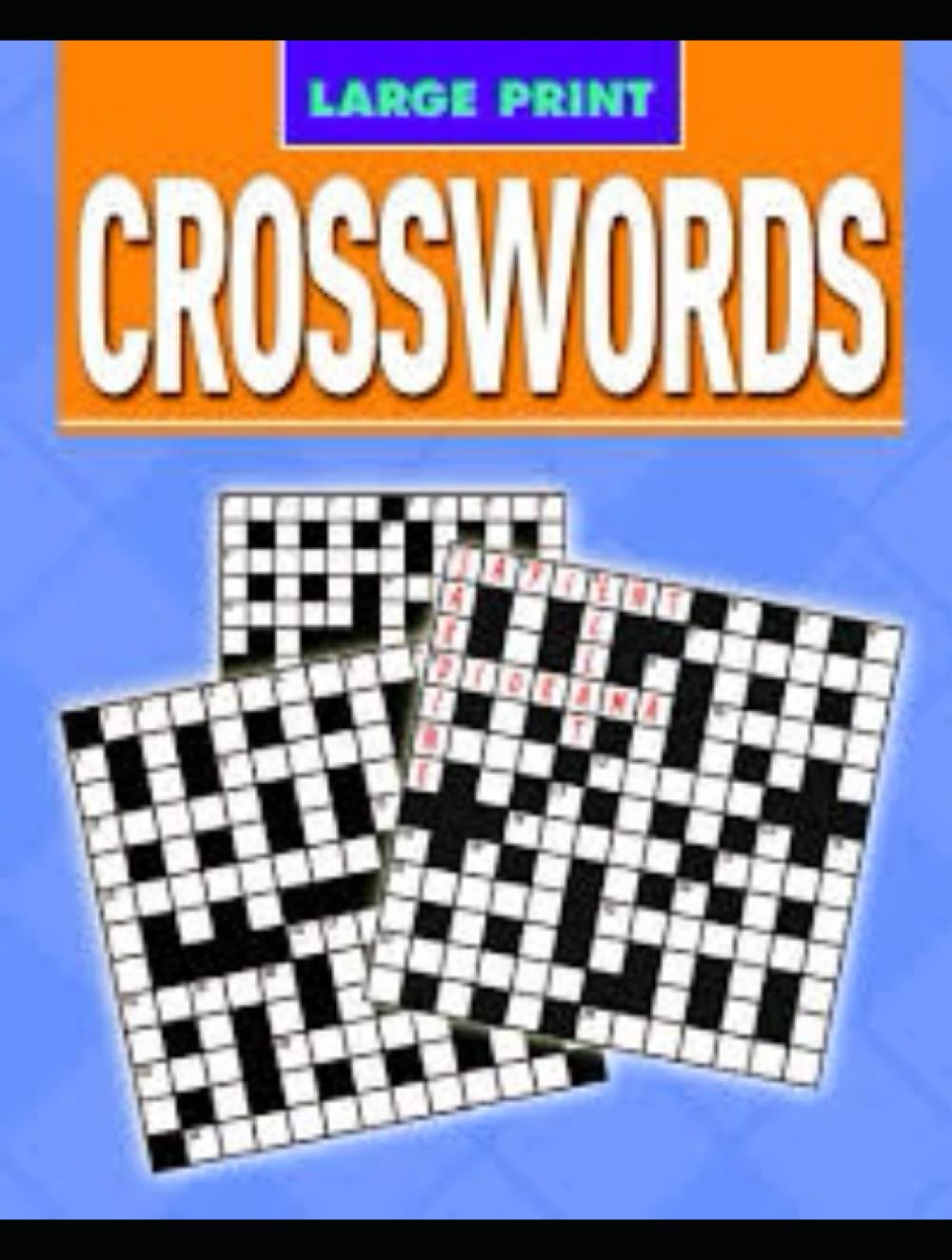 Kids Crossword Puzzle Book, 600 crosswords puzzles, with pictures, clues, and words.several types: Crossword Puzzle Book