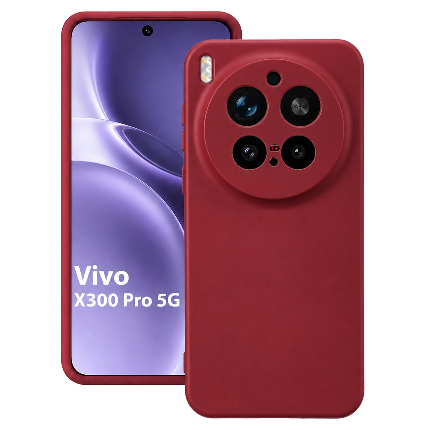 Vivo X300 Pro 5G Silicone Case - KACA -1