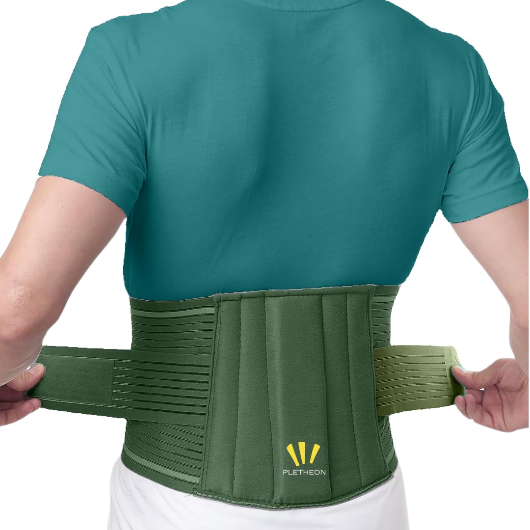 PLETHEON Back Support Belt Relief for Back Pain, Herniated Disc, Sciatica, Scoliosis Breathable Mesh Design Adjustable Lower Back Brace Lumbar support LS belt (XL) (B0CR7PTZR9) Amazon Price History, Amazon Price Tracker