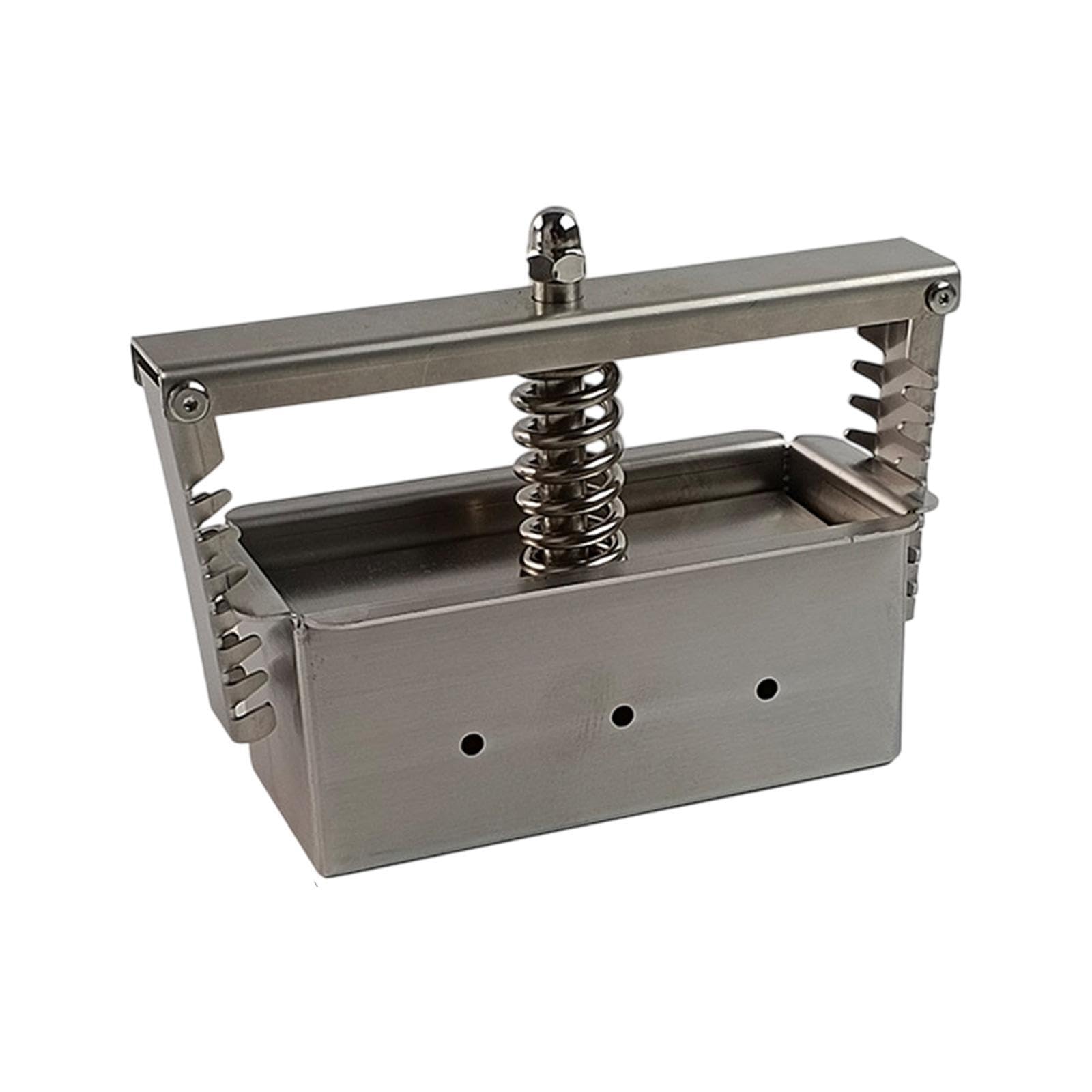 Pixzcsa Silver Effortless Meat Forming Box Delivers Consistent Results With Every Cooking At Home Beef Ham Pressing Tool Provides Delicious Homemade Baked Goods For Family Gatherings Or, 0.3Kg