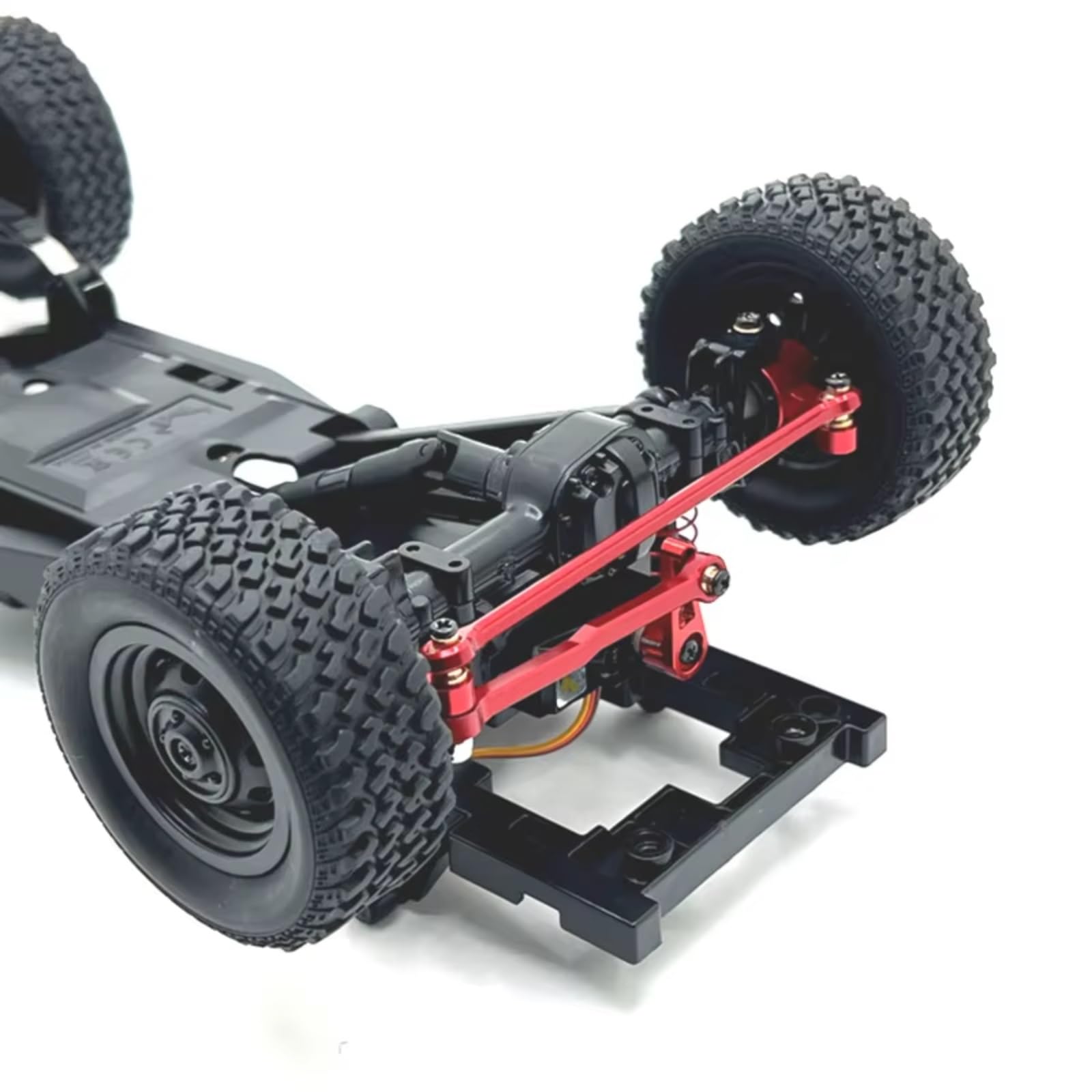 Coppa dello sterzo RC Per MN D90 Per MN99S Per MN78 Per MN82 1/12 Barra Collegamento In Metallo Barra Trazione Braccio Servo Tazza Sterzo Ricambi E Accessori Auto RC Sostituzioni(Silver)