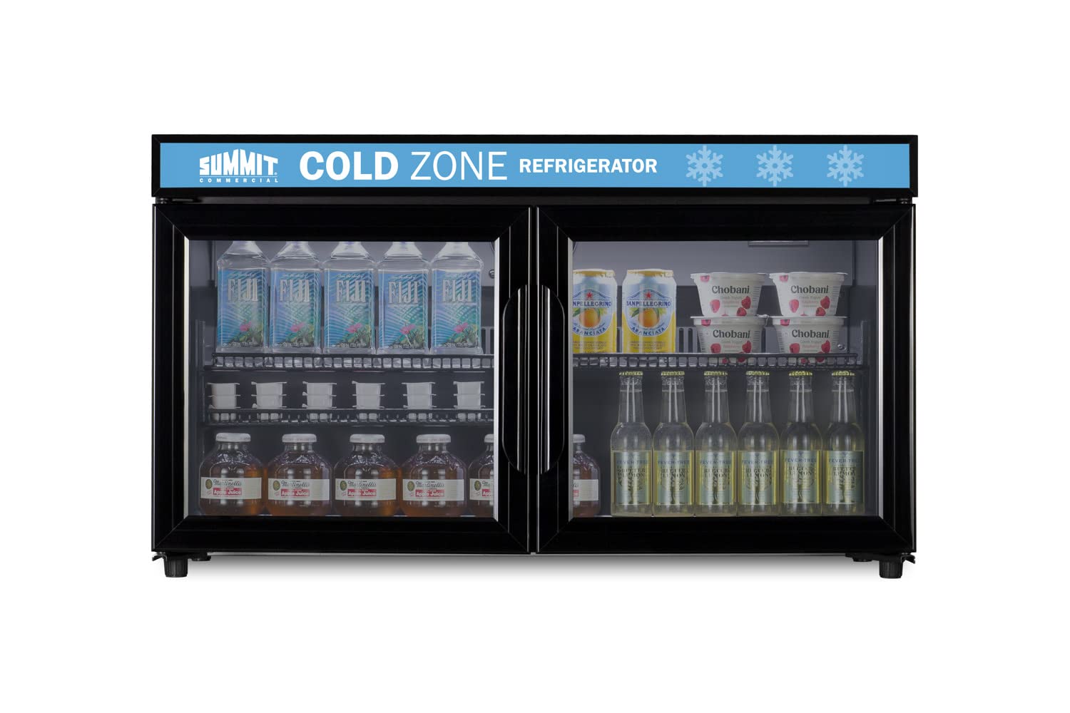 Summit Appliance 36 In. 3.2 Cu. Ft. Commercial Back Bar Beverage Center In Black Scr3502d on Fridge.com - View 5