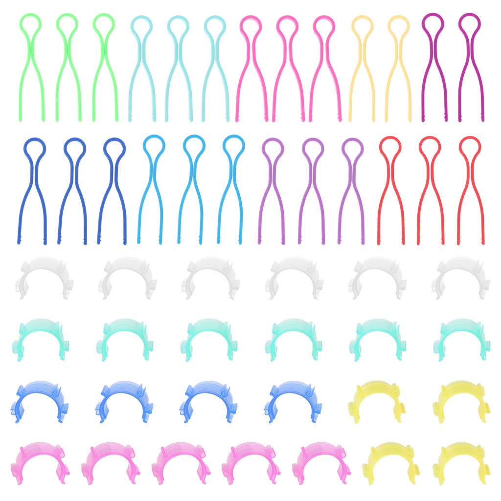 MOMOJIA 50pcs/Set Bobbin Buddies Holder Clips Thread Clamps Organizer for Sewing Machine