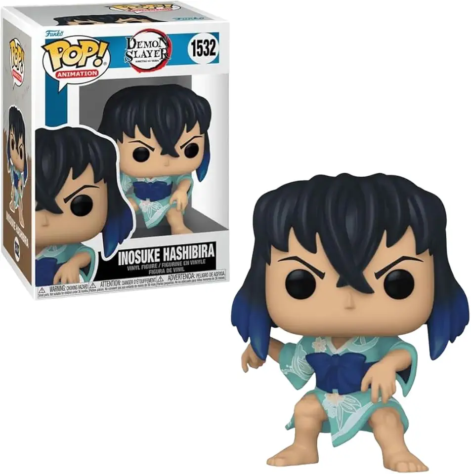 Candide, Boneco, Funko POP! Inosuke de Kimono, Demon Slayer - 10 cm
