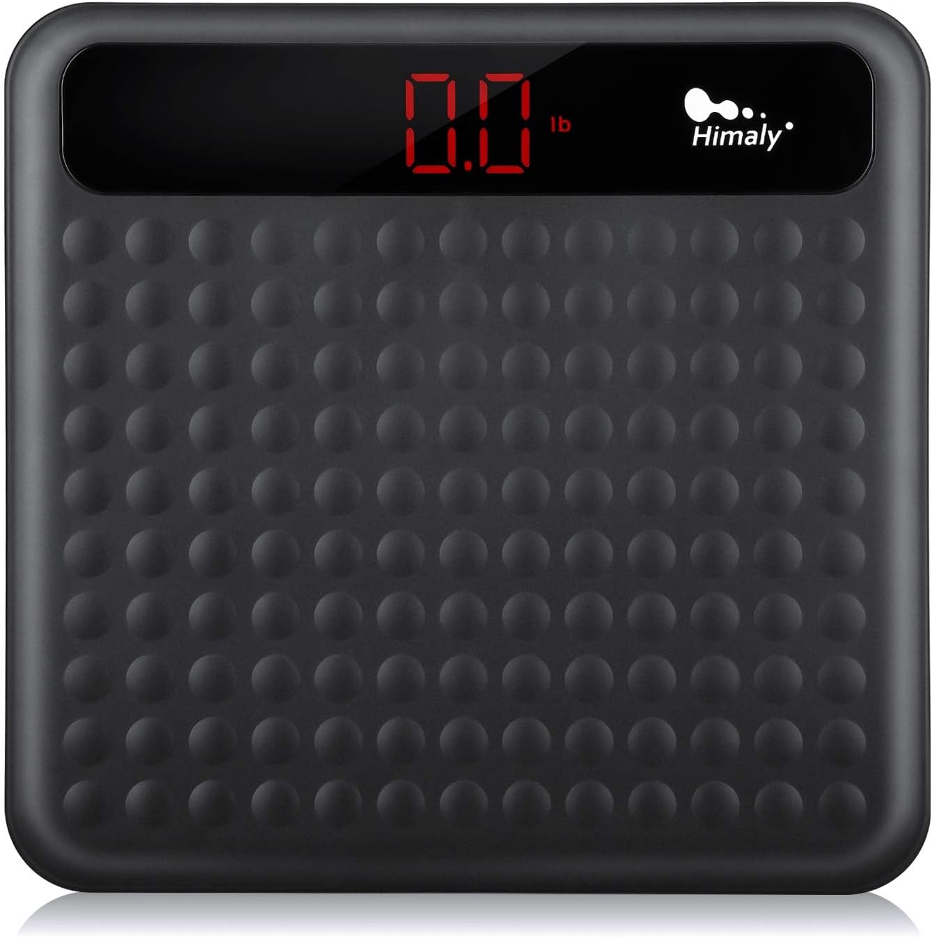 himaly Digital Body Weight Scale Bathroom Scale, Step-On Technology High Precision Measurements Scales with Large Non Slip Silicone Platform and LCD Digital Display, 400lbs/180kg Capacity