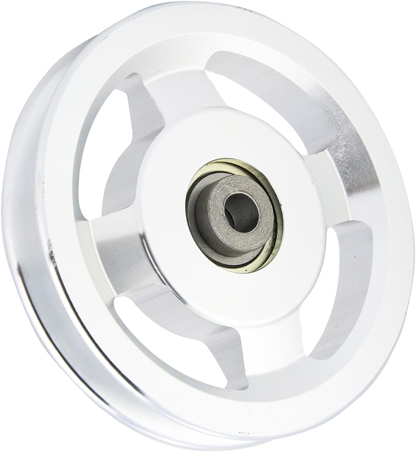 Strength Training Pulley, Aluminum Alloy Durable Pulley Wheel 4.5 Inch for Home Gym Fitness Enthusiasts Athletes Rehabilitation Exercises
