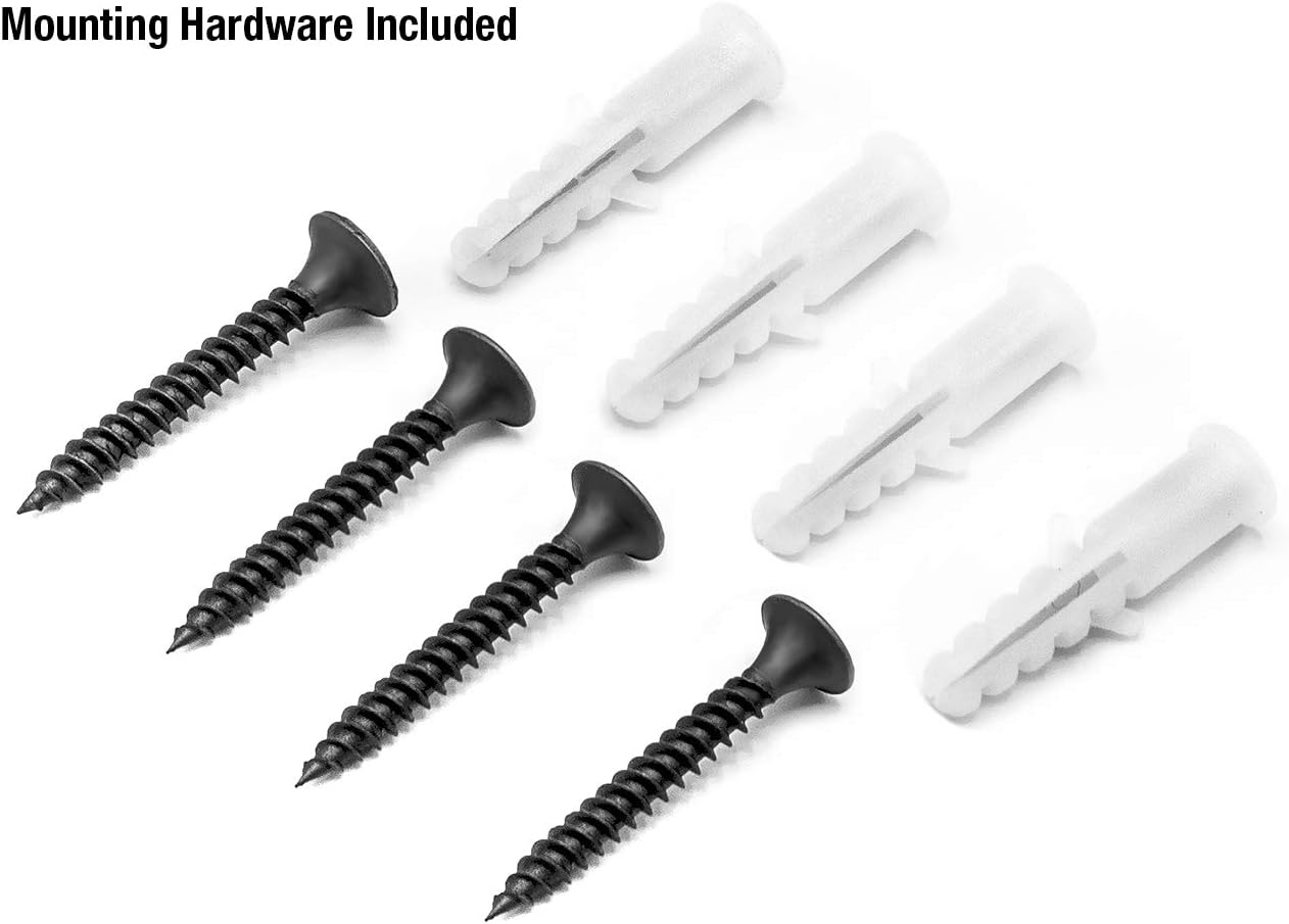 Sorbus Floating Square Shelves (Metal Square - White)