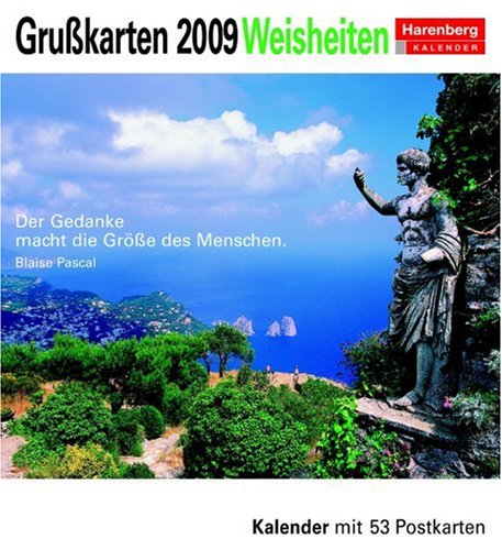 Postkarten-Kalender Grußkarten Weisheiten 2009