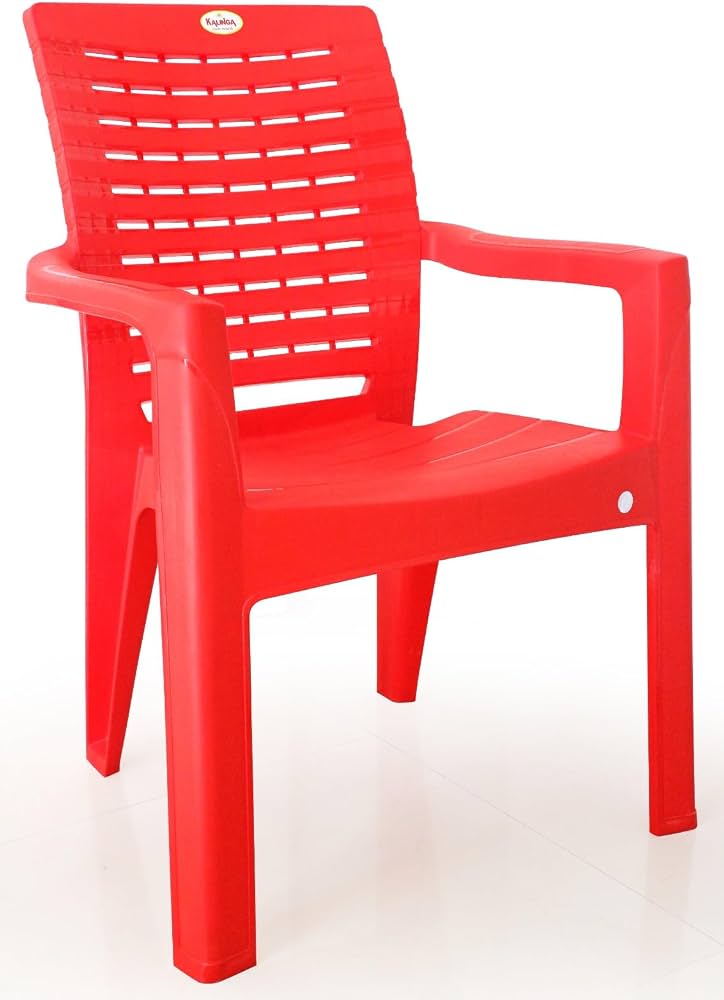 KALINGA Quality Qualifies Everest Plastic Chair (Red) : Amazon.in