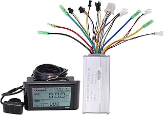 Pilipane Motor Brushless Controller, 36/48V 500/750W Electric Bicycle Scooter Brushless Controller Kit with 9 Mosfet LCDS900 Meter for Electric Bike Bicycle Scooter Brushless Controller Kit