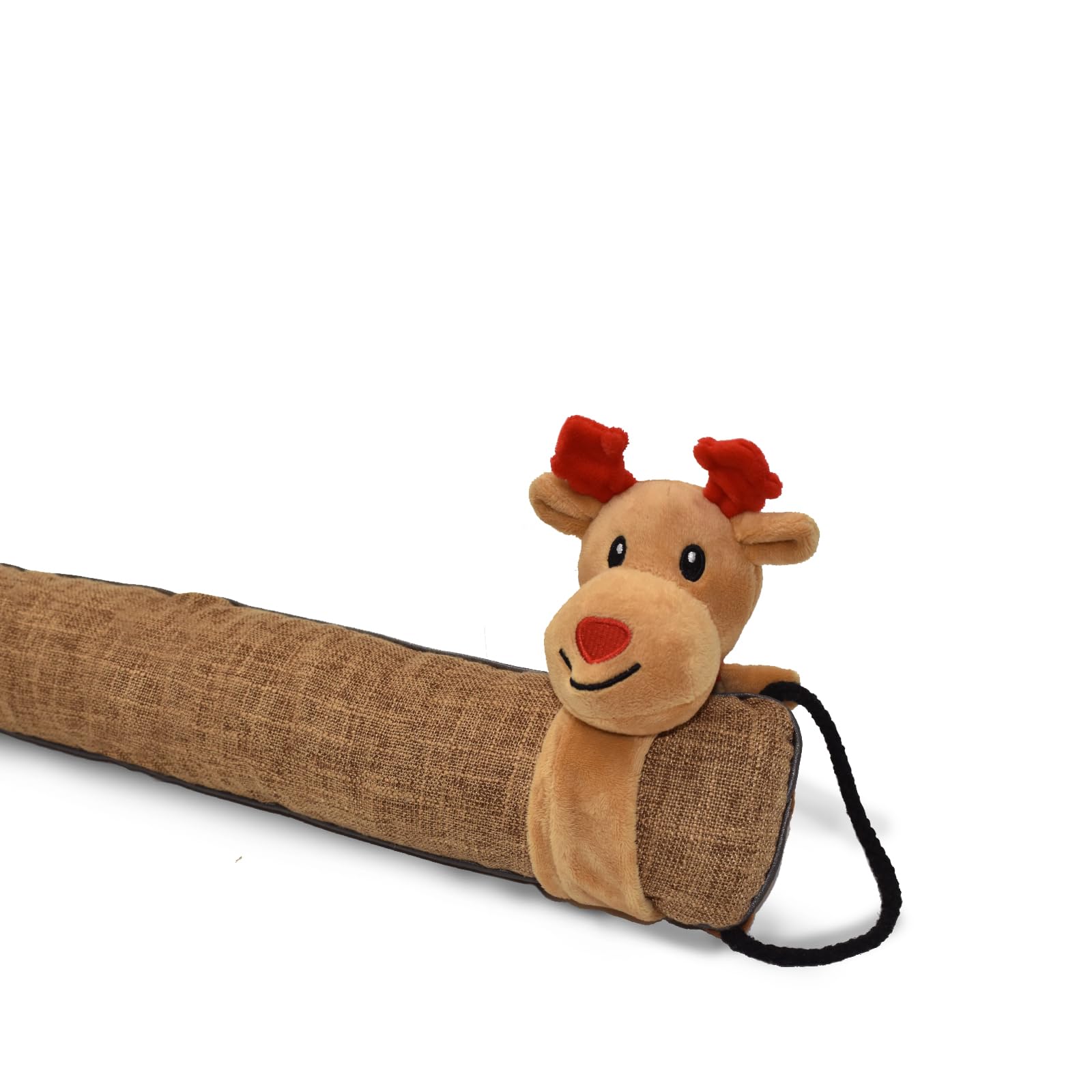 JNUYISW Burlete Puerta, 91cm Alce Contrapesado Burlete Bajo Puerta Prueba de Sonido, Fuera del Frío Burlete Puerta Entrada con Lazos para Colgar Bloqueadores Burlete para Puertas, Ventanas