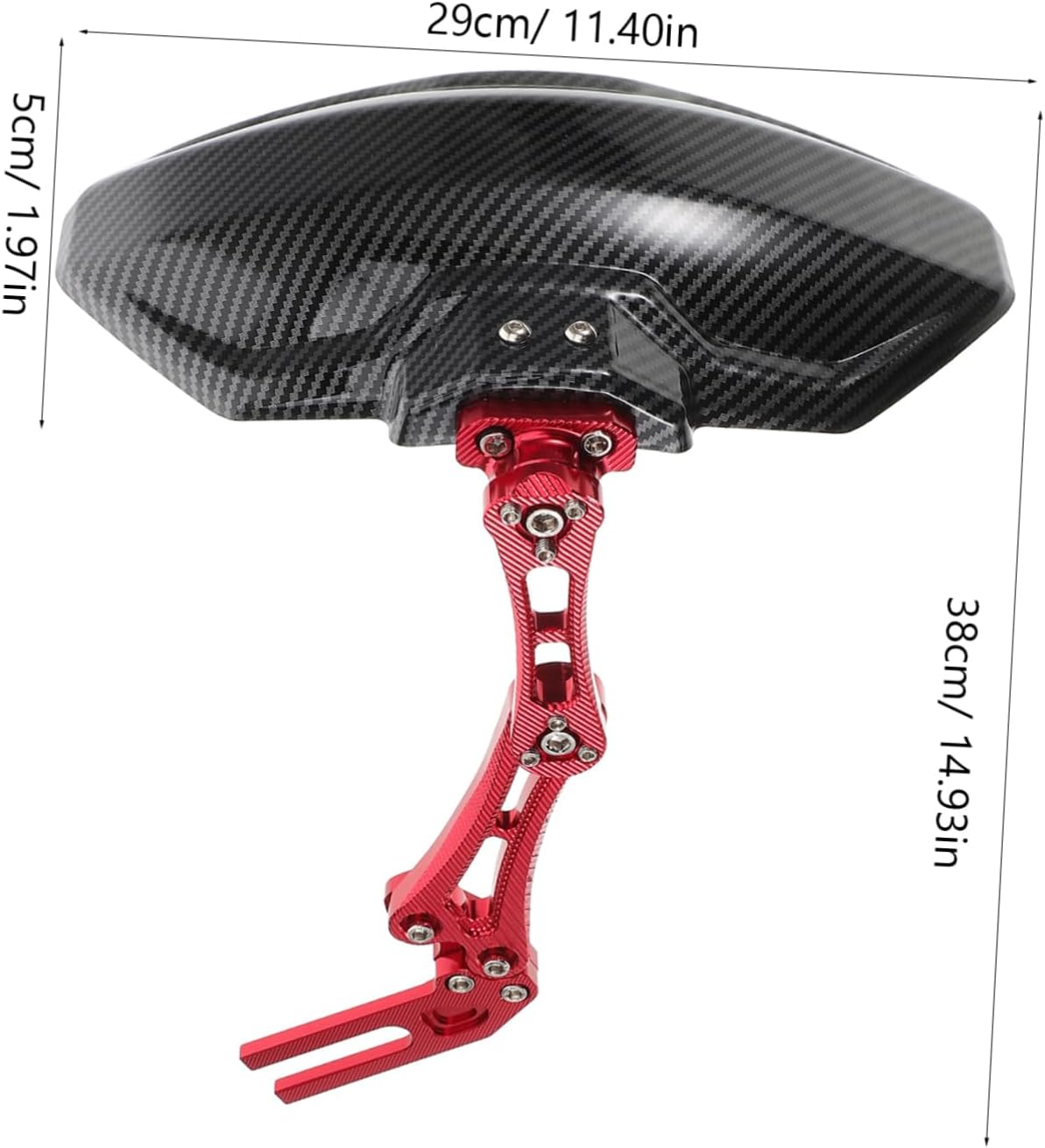 Sturdy Motorcycle Rear Mud Guard Easy Install Stylish Design Fit for Plain Rear Axle Bikes