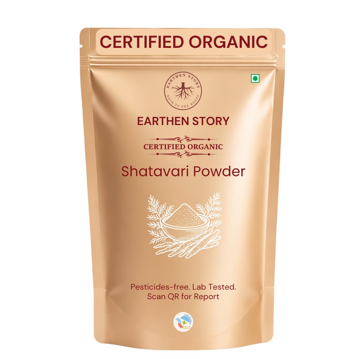 Earthen Story Certified Organic Shatavari Powder, 200g, Herbal Supplement, Natural, Chemical-Free, Lab Tested, Vegan, Non-GMO-image-31
