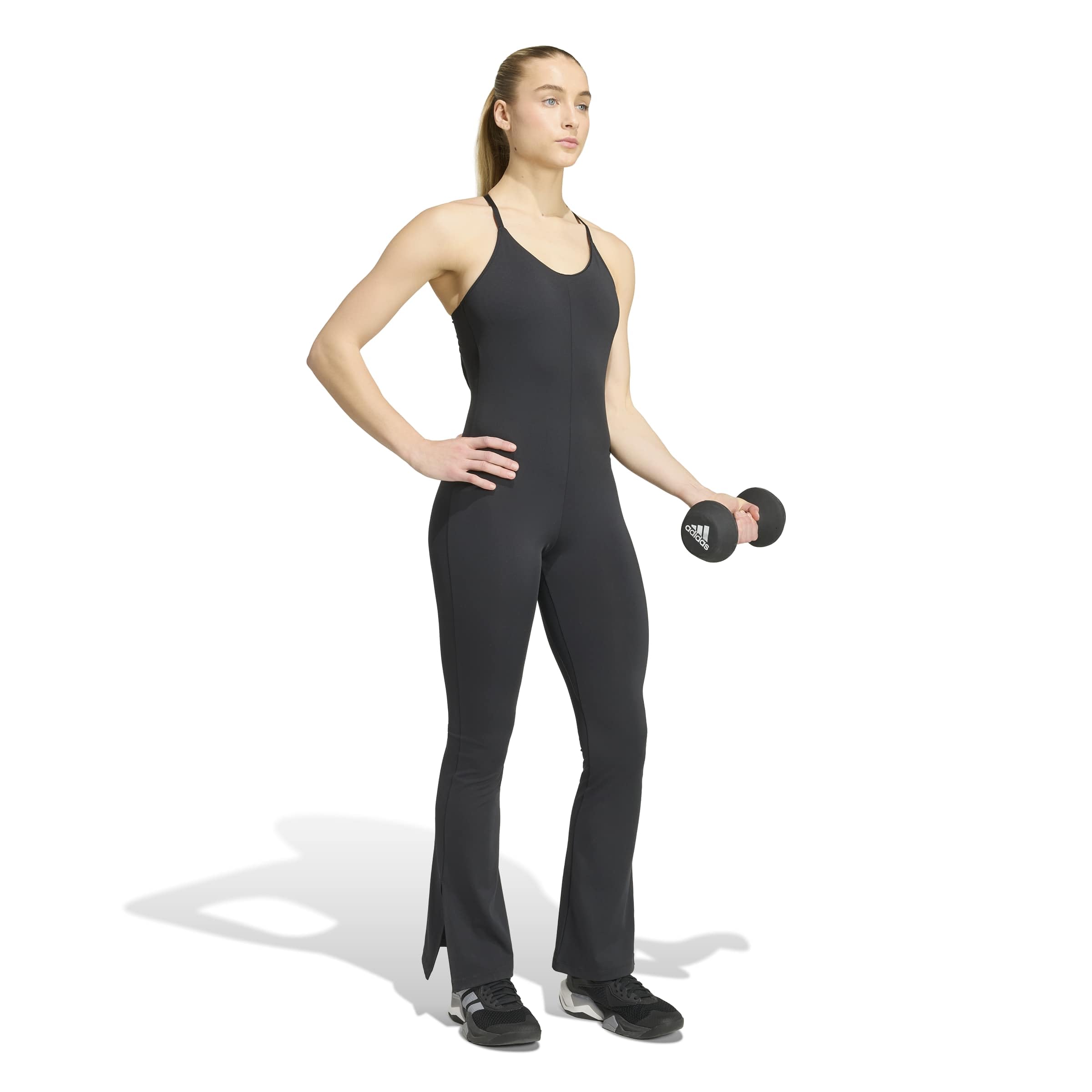 adidas Damen All Me Flare Onesie Trainingsanzug