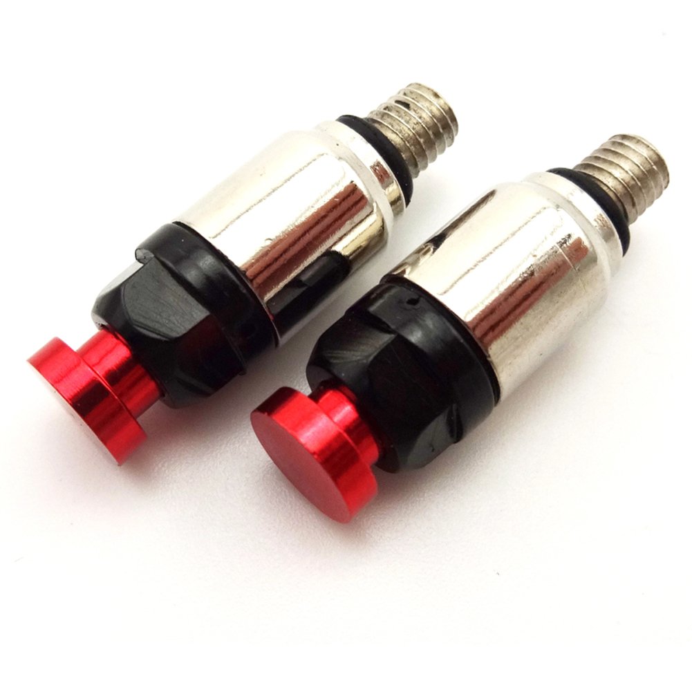 M5 x 0.8 - Válvulas de purga de aire para CR 80 85 125 250 500 CRF 150R 250R 450R 450X Motocicleta Motocross Dirt Pit Bike