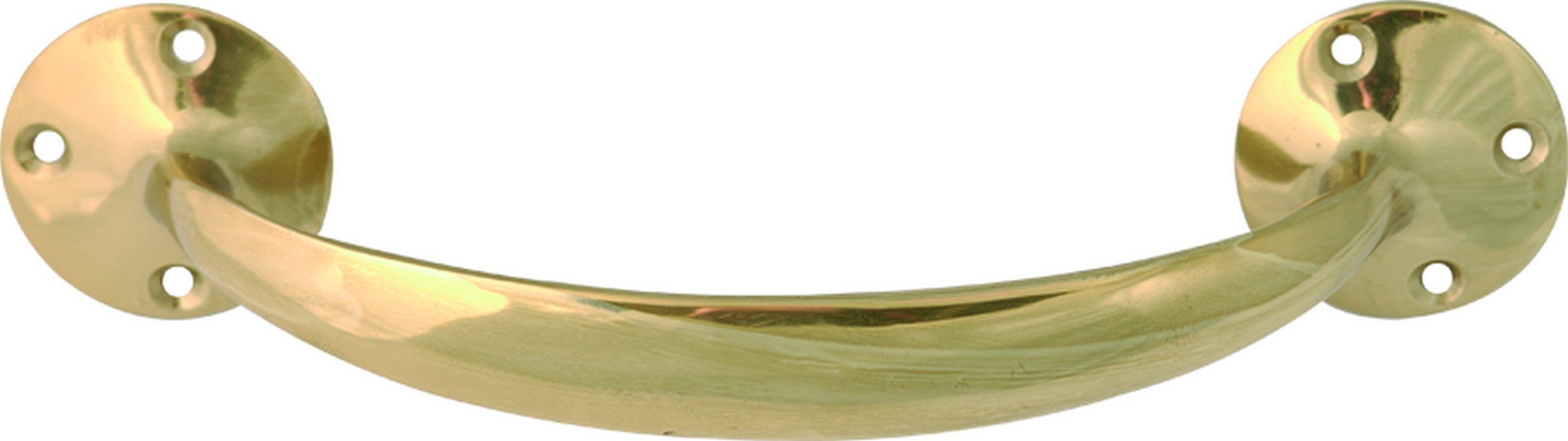 Specialist PB46S Victorian Brass Finish Carded Bow Handle with Screws