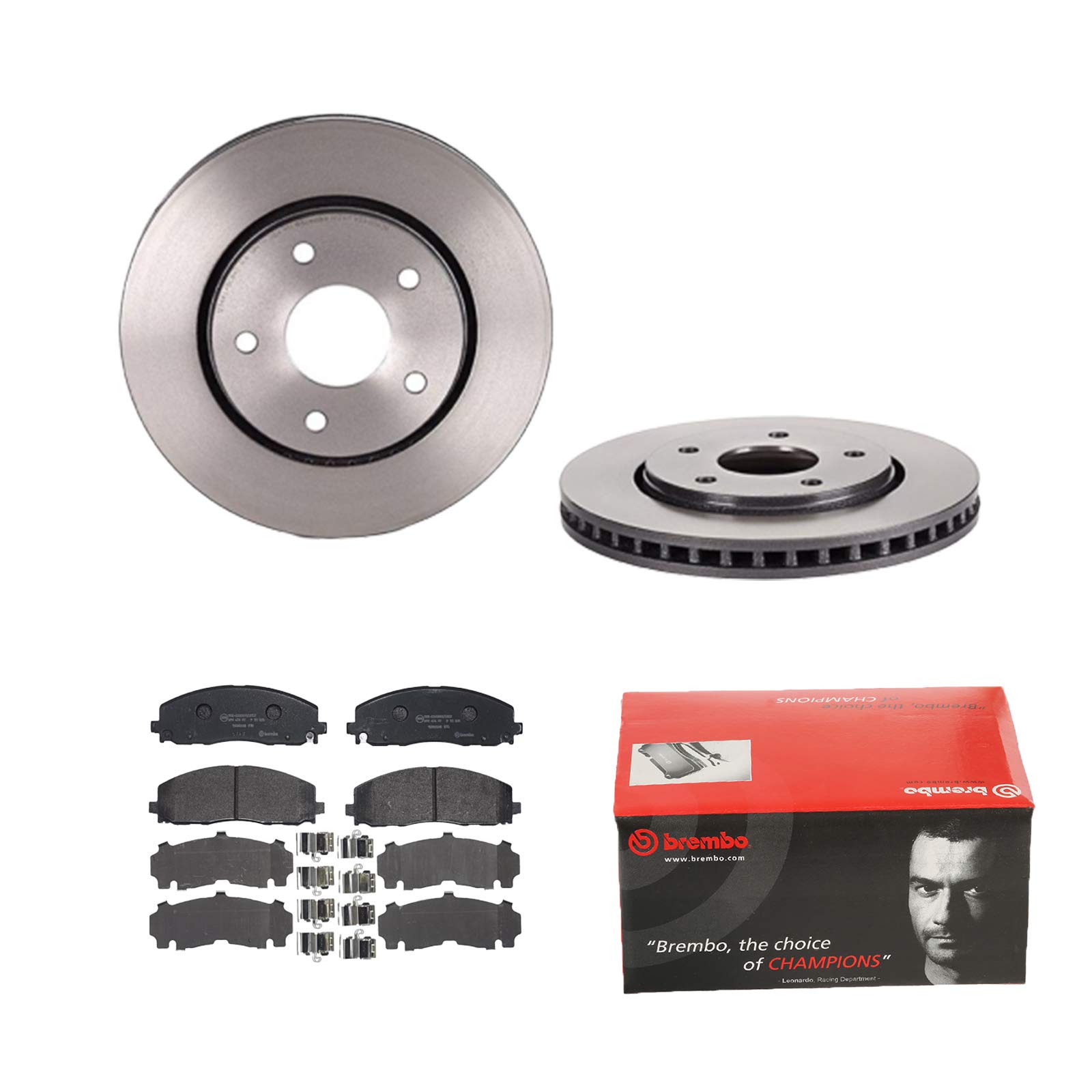 2 Bremsscheiben belüftet 302 mm + Bremsbeläge Vorne von Brembo Innenbelüftet (1420-56479) Bremsensatz Bremsanlage Bremsen-Kit,Bremsenset, Bremsscheiben, Bremsbeläge, Bremsen-Set, Beläge, Bremsbelag,