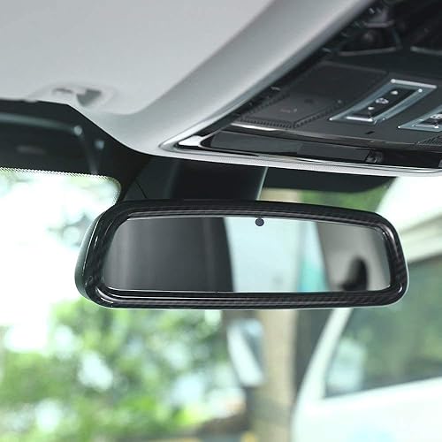 Miniatura 4 de YIWANG Marco de espejo retrovisor interior de coche para Range Rover Sport 2009-2017 Discovery Sport 15-17 Discovery 4 09-16 Evoque Vogue 2011-17
