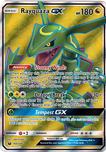 Rayquaza GX - 160/168 - Ultra Rare - Full Art - Celestial Storm