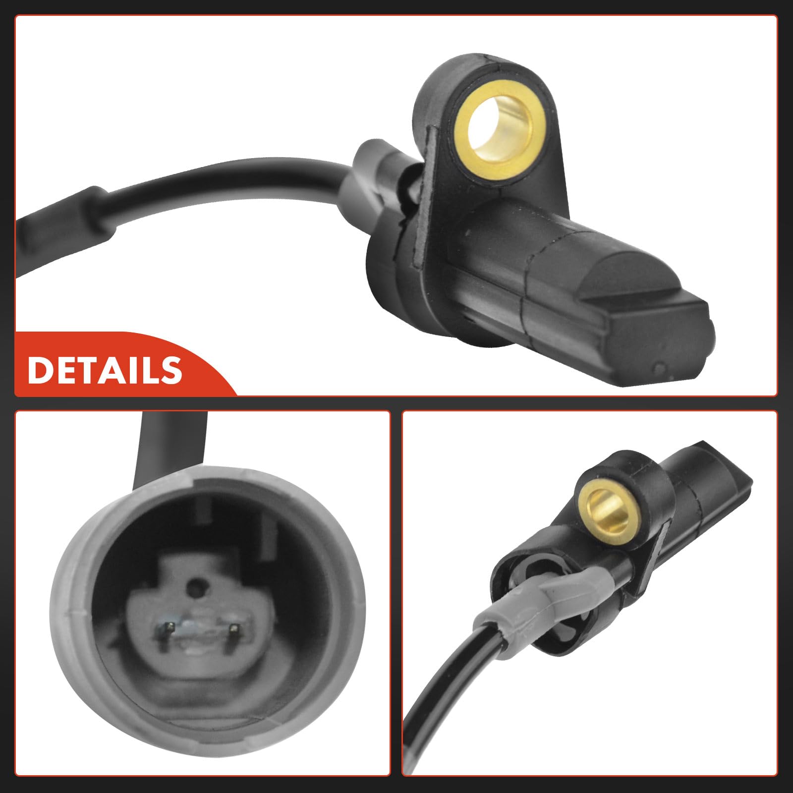 Frankberg Sensore Velocità Ruota ABS Sensore ABS ABS Speed Sensore | Compatibile con Serie 7 E38 725tds 728i iL 730i iL 735i iL 740i iL 750i iL 1994-1998 Replace# 34521182077