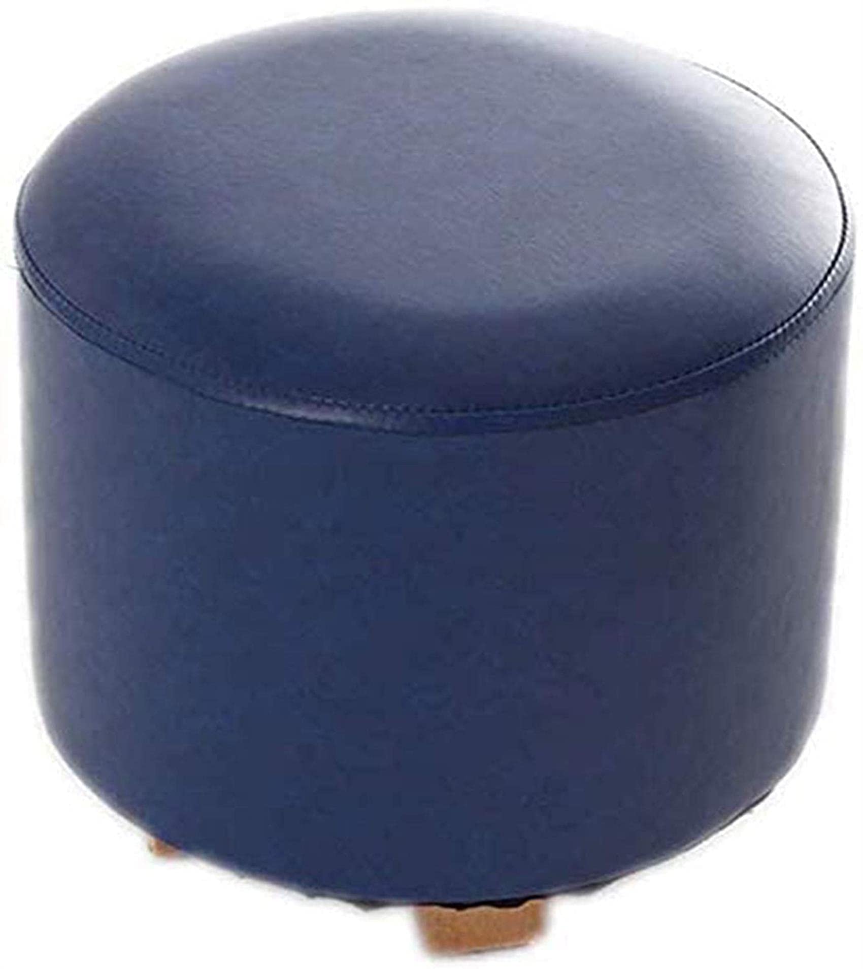 Petit fauteuil rond en bois noble avec coffre de rangement intégré