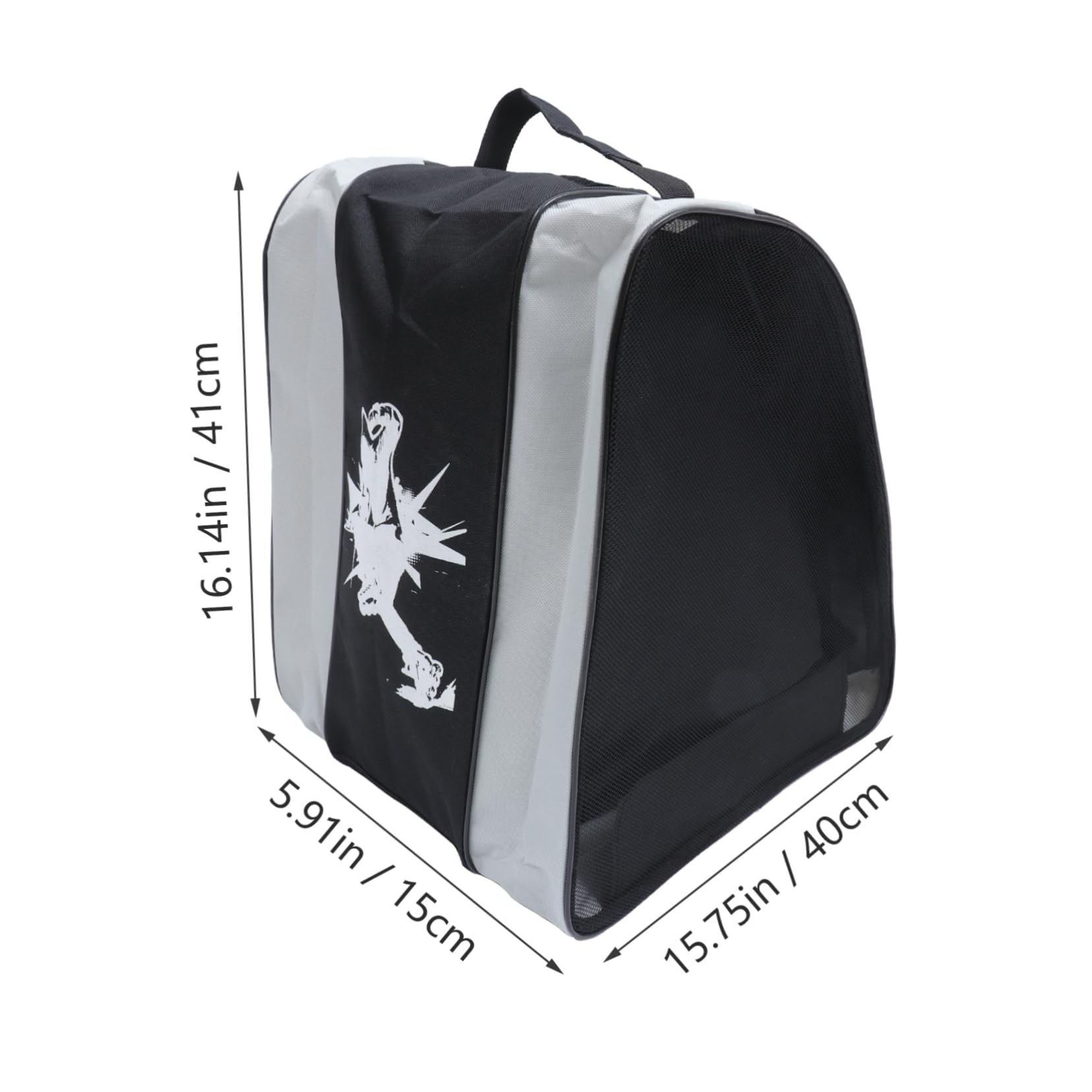 Mipcase Roller Skates Handbag Durable Portable Storage Bag for Inline Skates Stylish Design Easy to Clean for Outdoor Use for Adults