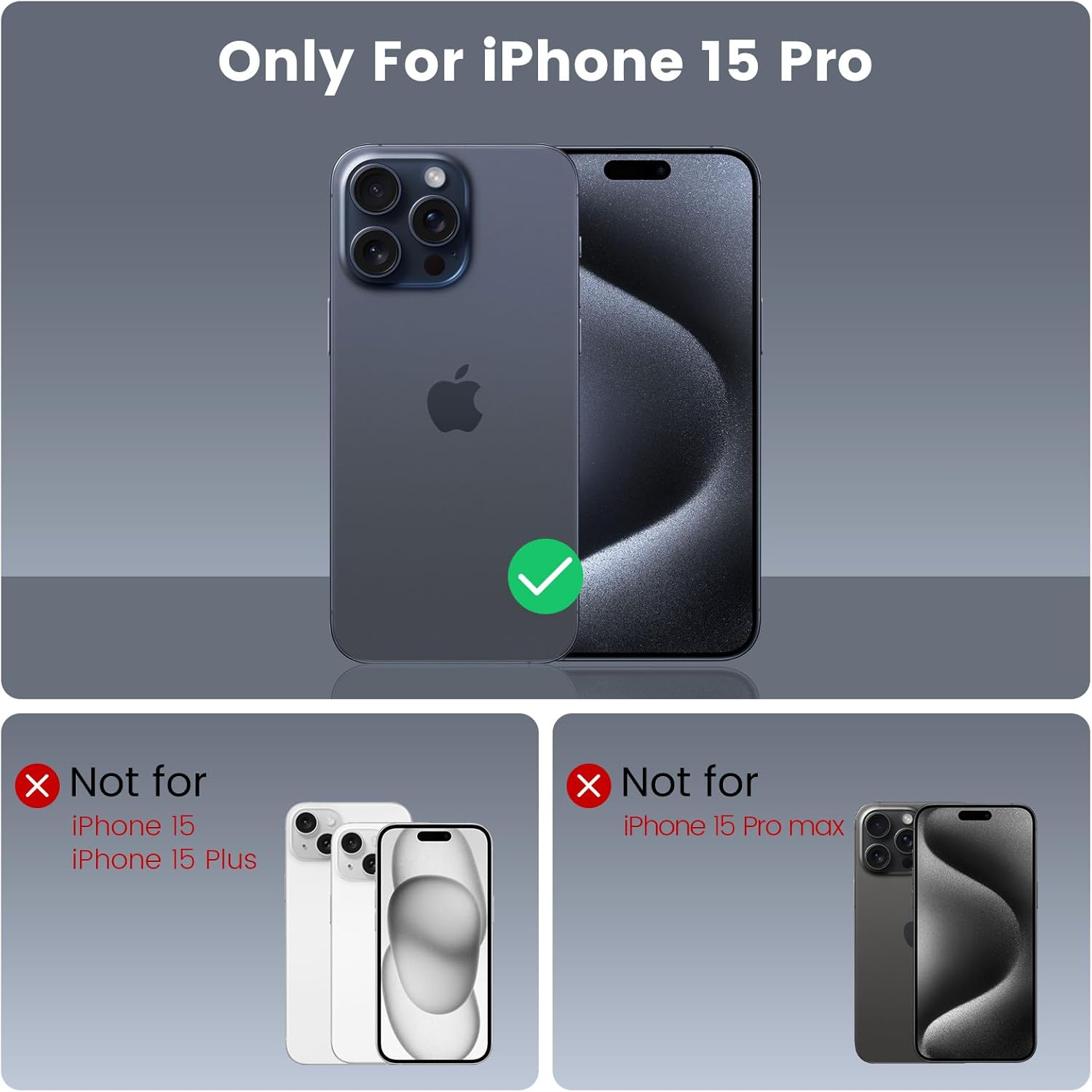 Nillkin for iPhone 15 Pro Case, CamShield Carbon Fiber Prop Series 15 Pro 5G Case with Camera Cover [ Compatible with Magsafe/Military Grade Drop Tested ]- 6.1 inch, Black