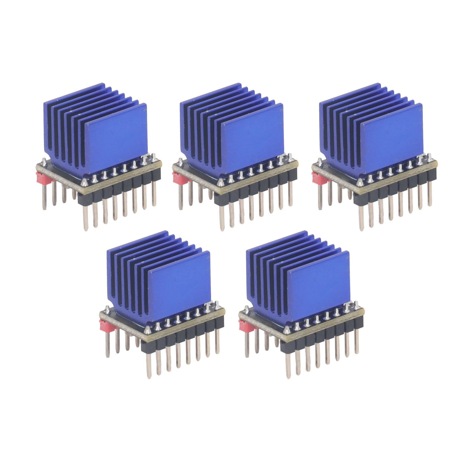 TMC2209 Moduł Sterownika Silnika Krokowego Ultra Cichy, 5 Zestawów Sterownik Silnika Krokowego Ultra Cichy Stepstick 2,5A Uart Nema17 Moduł Sterownika Silnika Krokowego